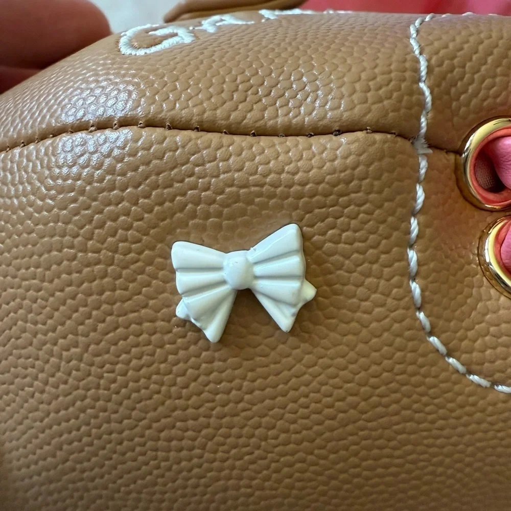 🎀🏈Betsey Johnson Kitsch Crossbody Football XOTOSS NWT 🏈🎀 - Picture 12 of 15